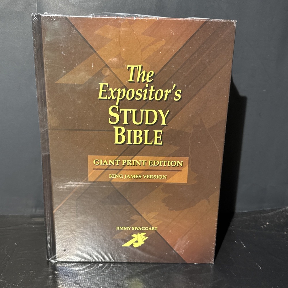 The Expositor's Study Bible, Giant‎ Print Edition, KJV  by Jimmy Swaggart - NEW